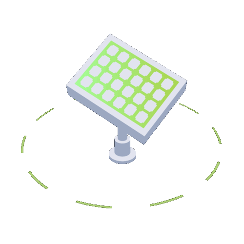 Solar PV panel illustration